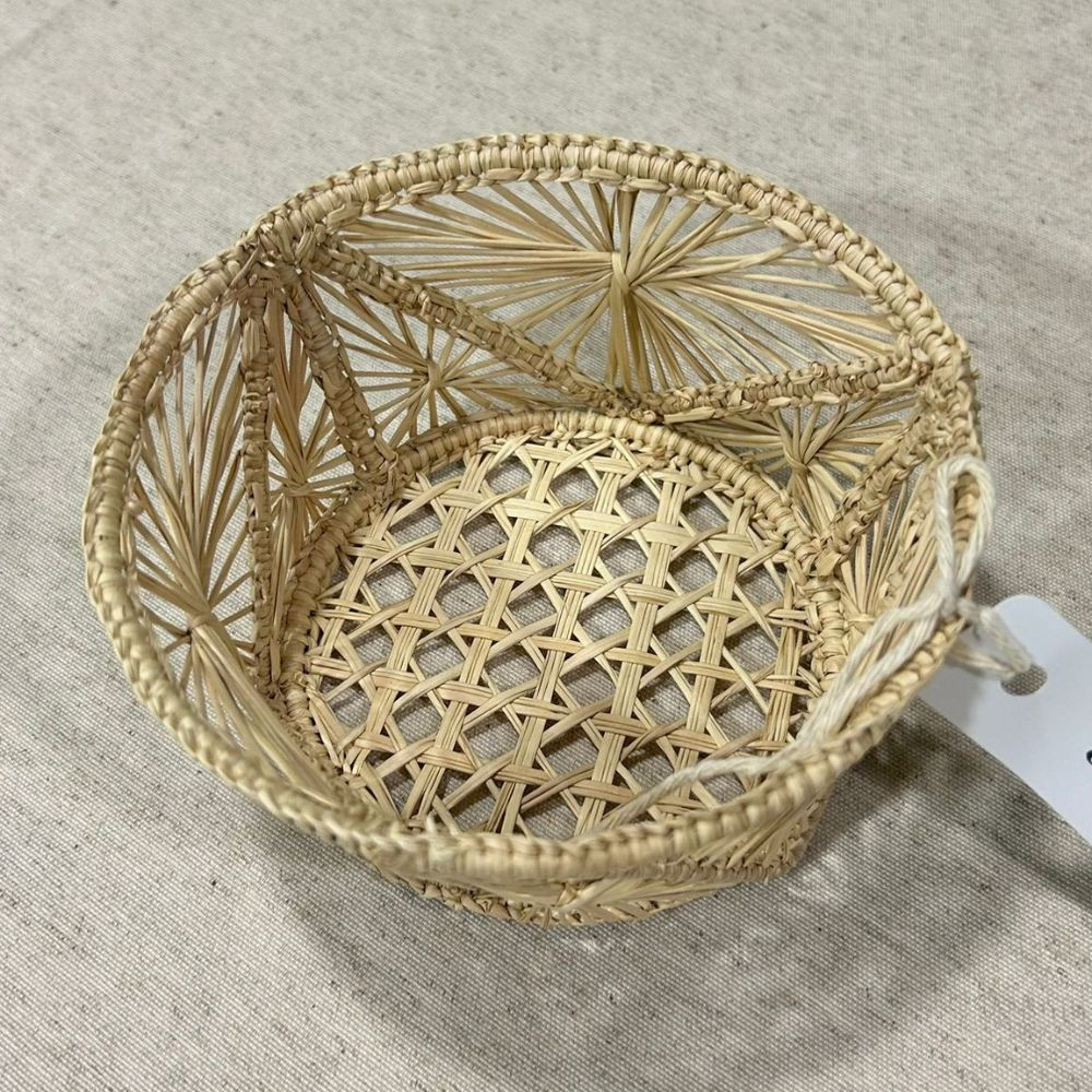 Panerita de fibra natural artesanal | Decoración de mesa