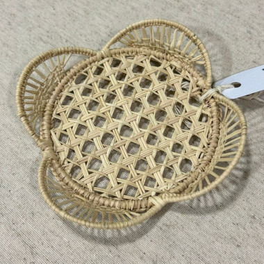 Panerita de fibra natural artesanal | Decoración de mesa