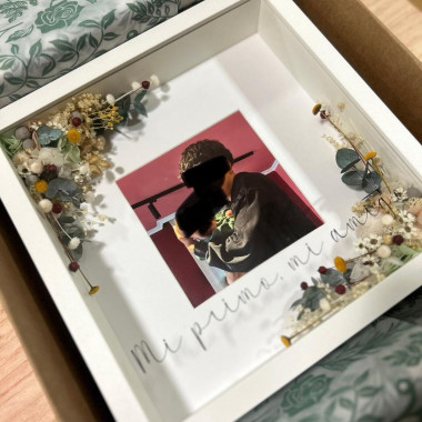 Marco floral personalizable